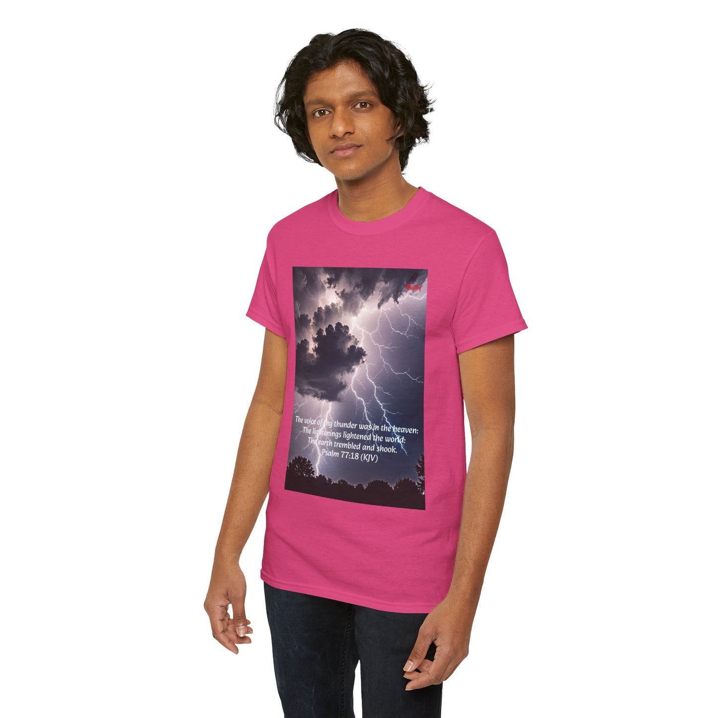 Lightning Style Thunder Unisex Heavy Cotton Tee