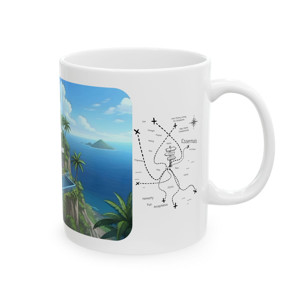 Cozy Architecture & Dreamy Landscapes #29 White Ceramic Mug – Homes Home Sweet Home Cup (11oz/15oz)