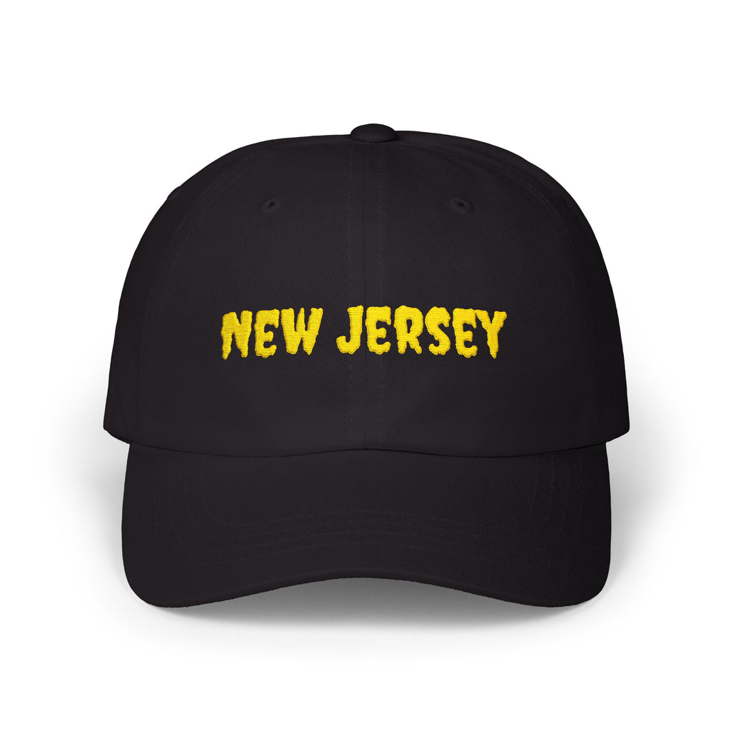 New Jersey United States of America Gold Embroidered Classic Dad Cap | NJ 3rd USA Baseball Hat