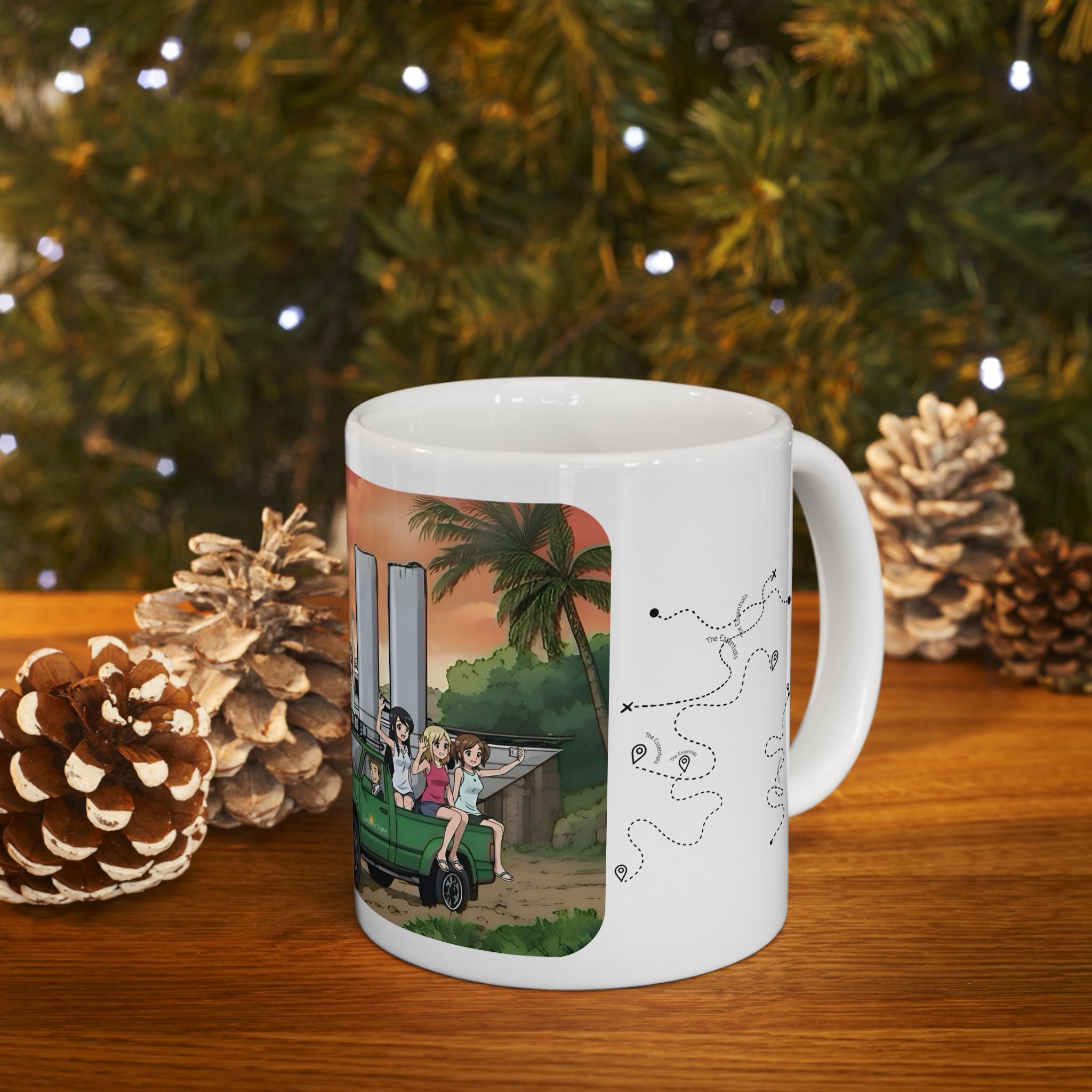 Sunshine State Pickup Trucks #6 Yacht Hauler White Ceramic Mug – Celebrating Companionship, Creativity & Life’s Little Wonders Cup (11oz/15oz)