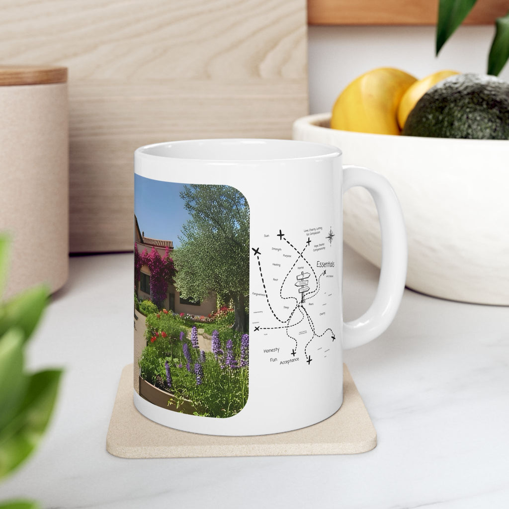 Cozy Architecture & Dreamy Landscapes #23 White Ceramic Mug – Homes Home Sweet Home Cup (11oz/15oz)