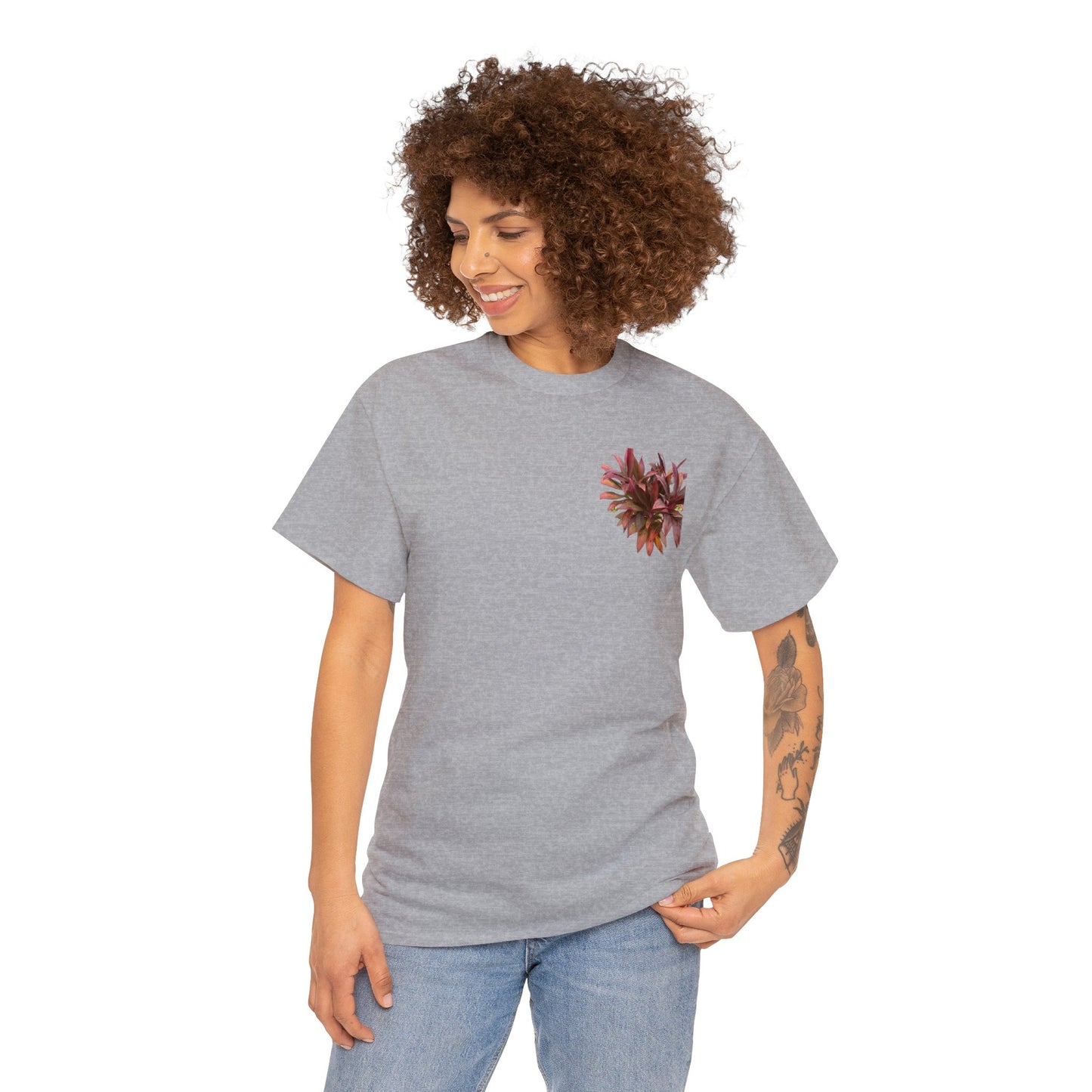 Matiby Floral Unisex Heavy Cotton Tee