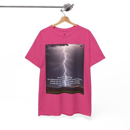 Lightning Style Son of man Unisex Heavy Cotton Tee