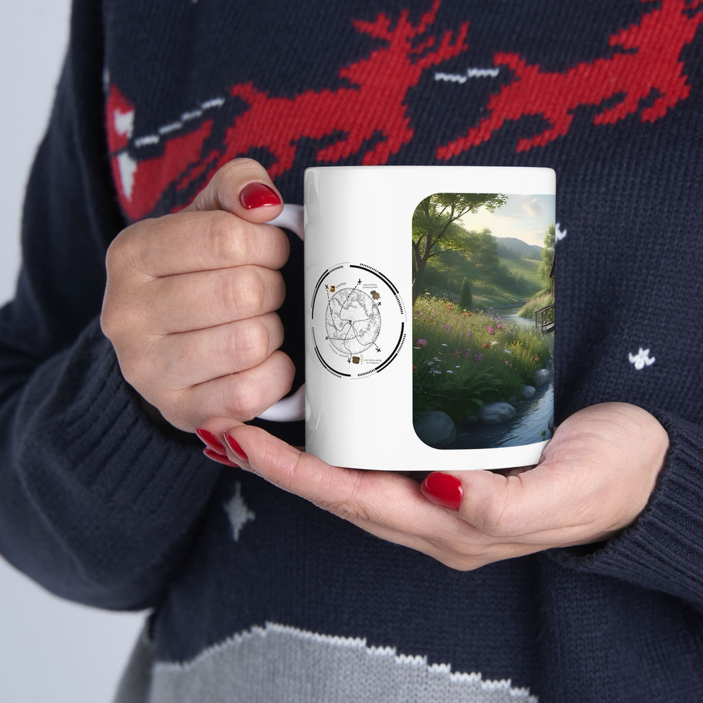 Cozy Architecture & Dreamy Landscapes #17 White Ceramic Mug – Homes Home Sweet Home Cup (11oz/15oz)