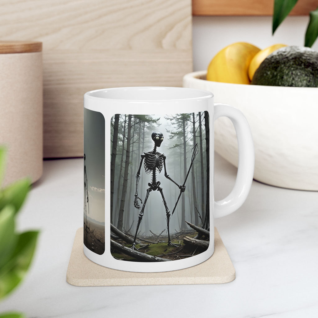 The Stick-To-It Species #3 White Ceramic Mug – Anatomy of Optimism Cup 11oz/15oz