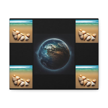 Matiby Worlds Black Canvas Gallery Wraps