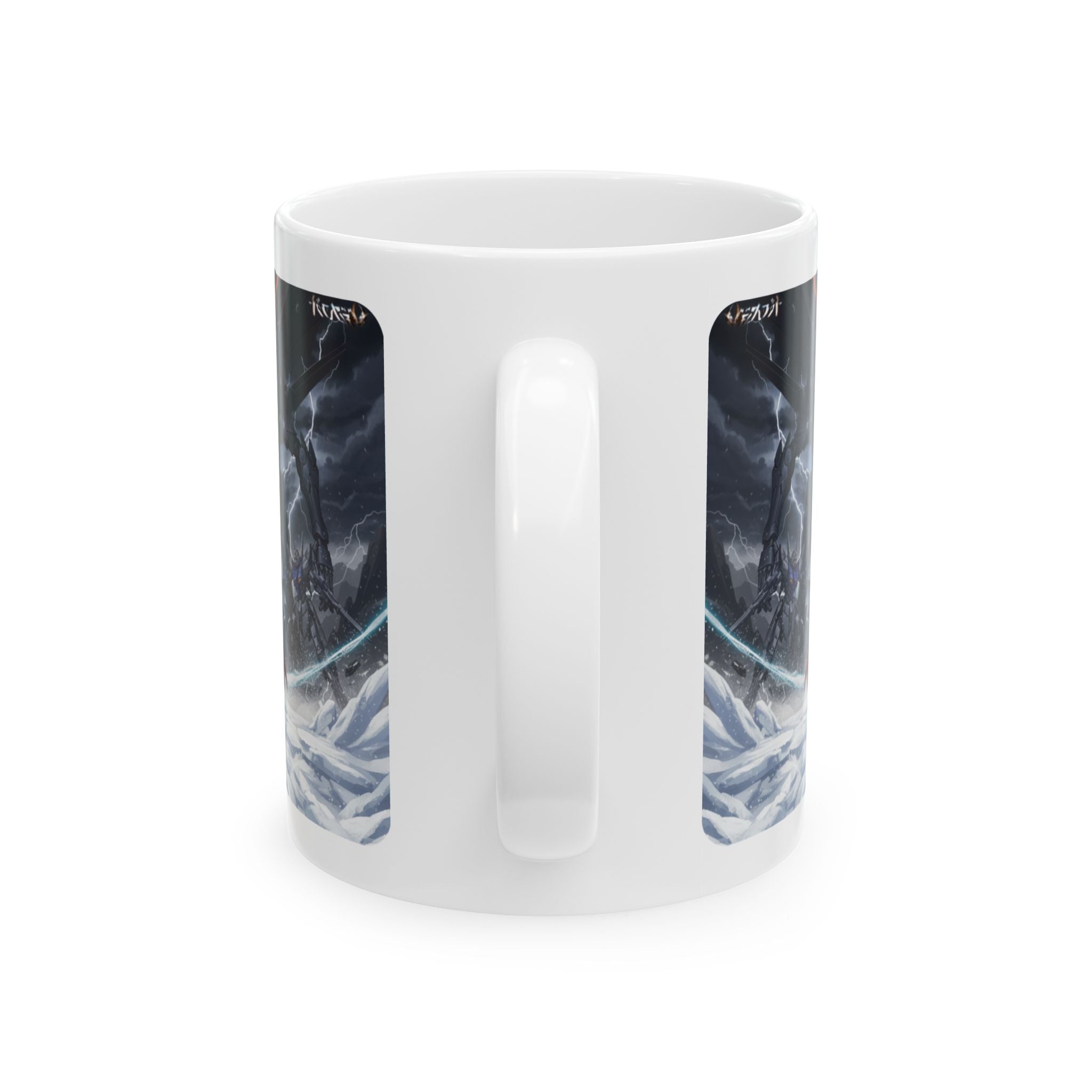 Sentience Rising Sci-Fi Robots #1 White Ceramic Mug | Sci-Fi NeoSentinel Uprising