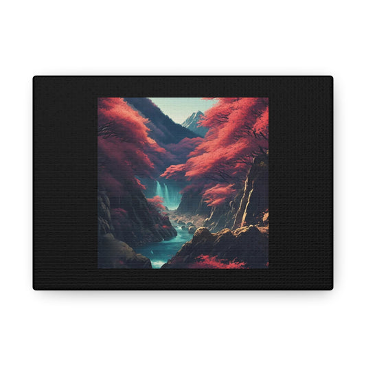 Artzy Scenic Black Canvas Gallery Wraps