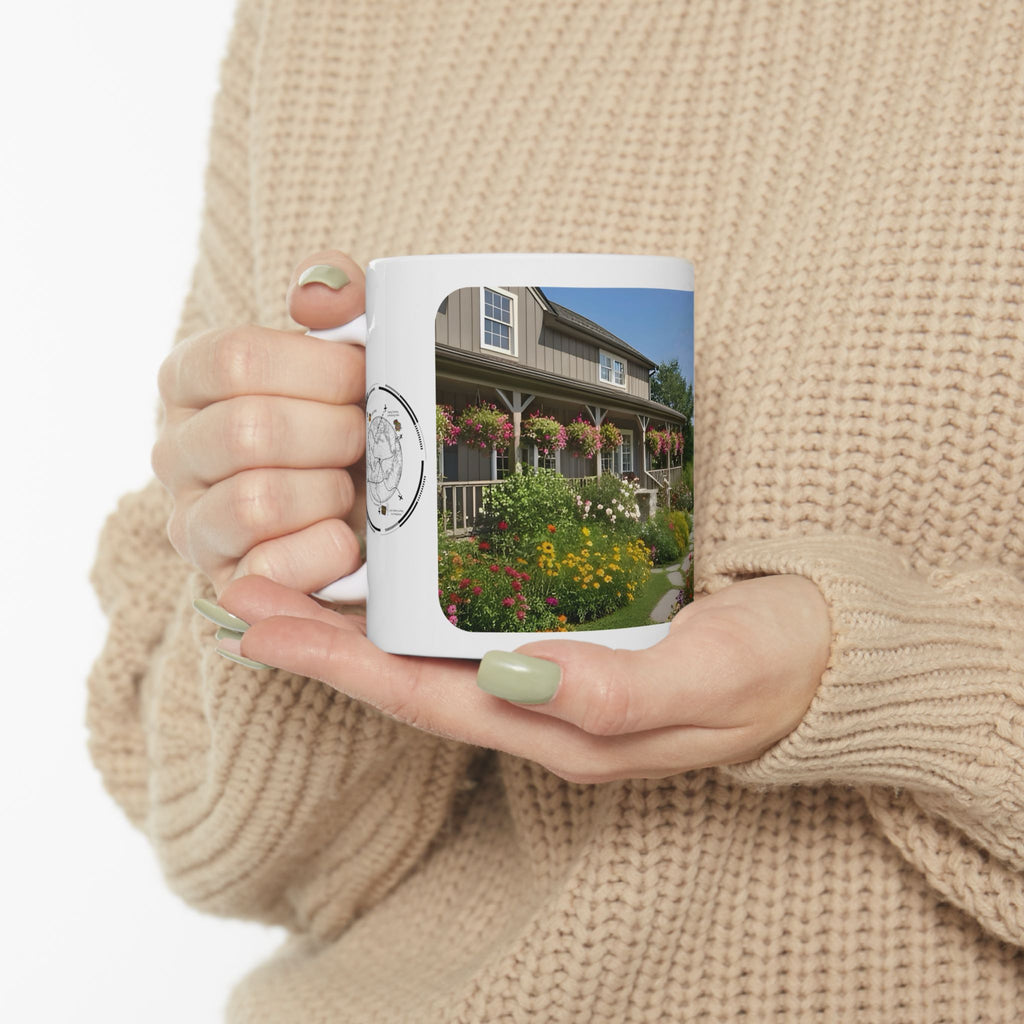 Cozy Architecture & Dreamy Landscapes #9 White Ceramic Mug – Homes Home Sweet Home Cup (11oz/15oz)