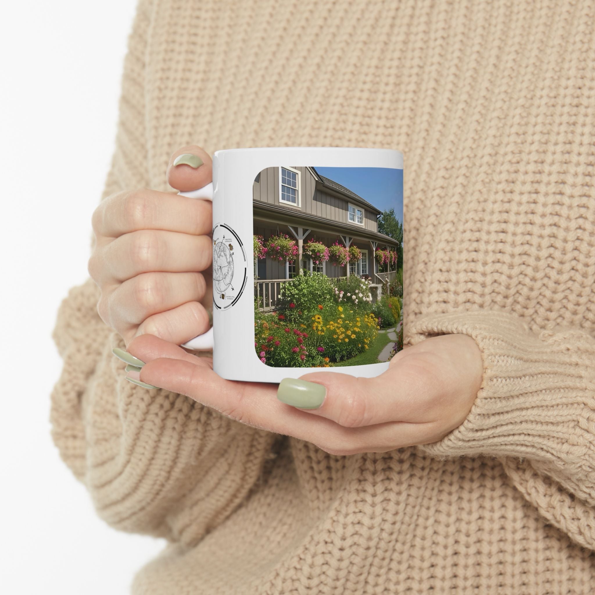 Cozy Architecture & Dreamy Landscapes #9 White Ceramic Mug – Homes Home Sweet Home Cup (11oz/15oz)