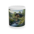 Cozy Architecture & Dreamy Landscapes #17 White Ceramic Mug – Homes Home Sweet Home Cup (11oz/15oz)