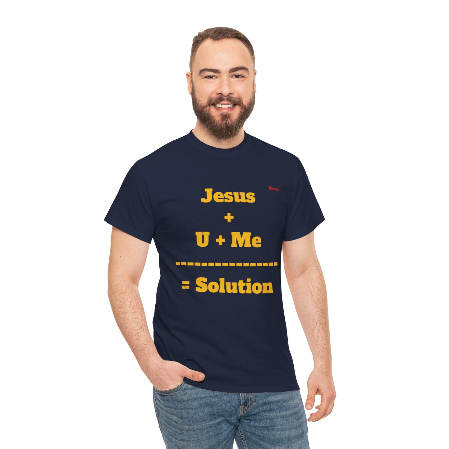 Jesus+U+Me Unisex Heavy Cotton Tee