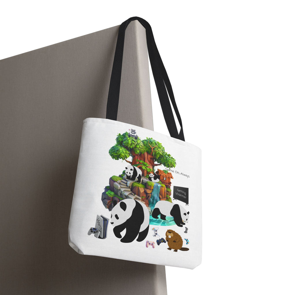 Game On, Always In a Woodland Treehouse Tote Bag | Sleep Is Optional, Gaming Is Not