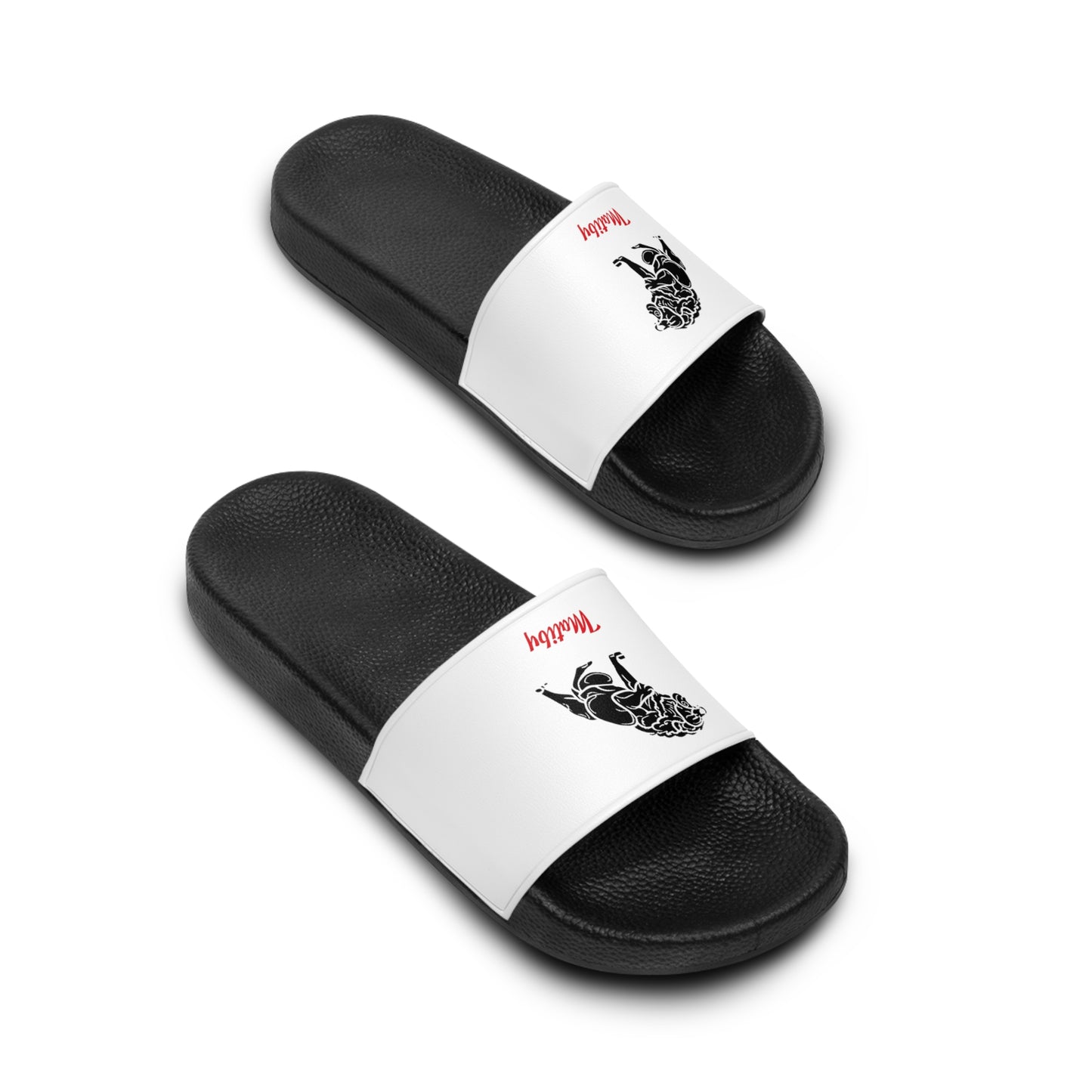 Matiby Men's White Slide Sandals