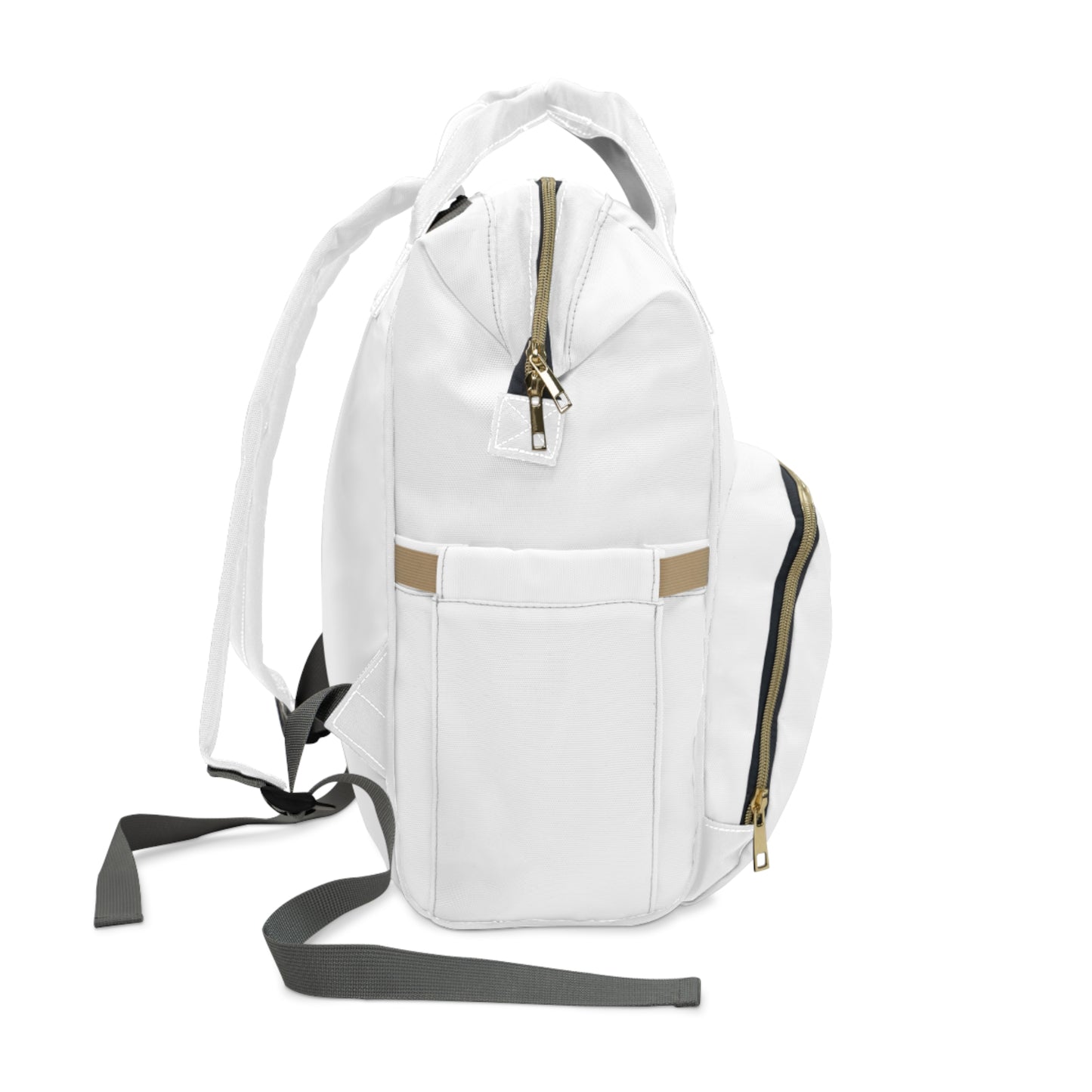 Multifunctional Diaper Backpack White