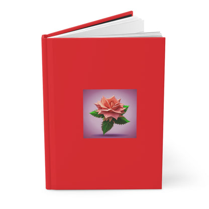 Rose Hardcover Journal Matte Red