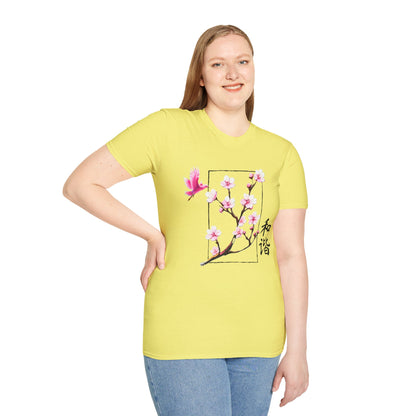 Japanese Cherry Blossom Unisex Softstyle T-Shirt