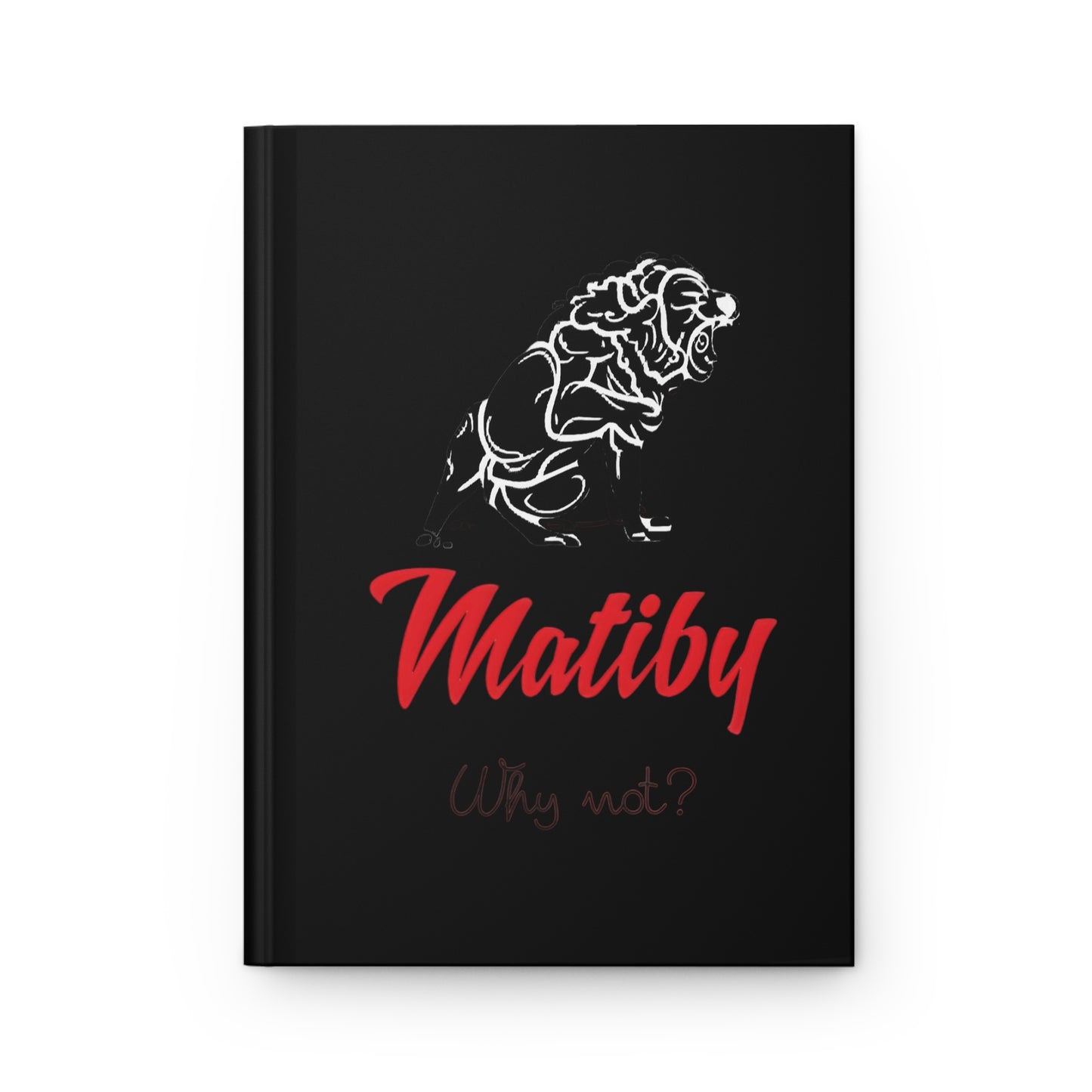 Matiby Hardcover Journal Matte Black