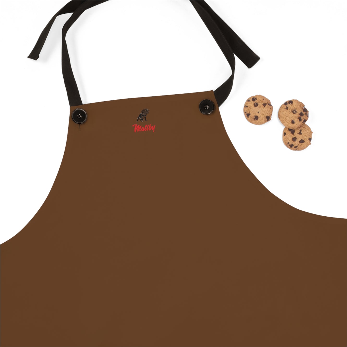 Matiby Brown Apron (AOP)