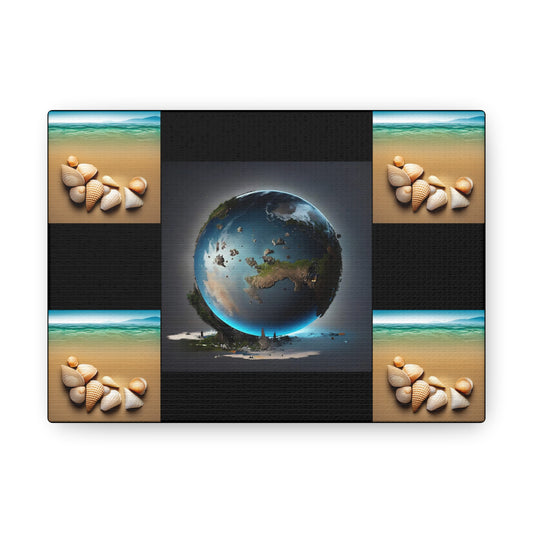 Matiby Worlds Black Canvas Gallery Wraps