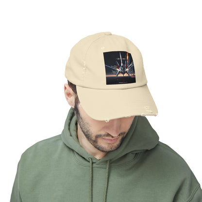 Aero Unisex Distressed Cap