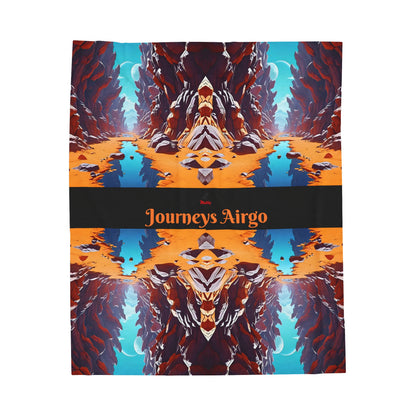 Journeys Airgo Velveteen Plush Blanket