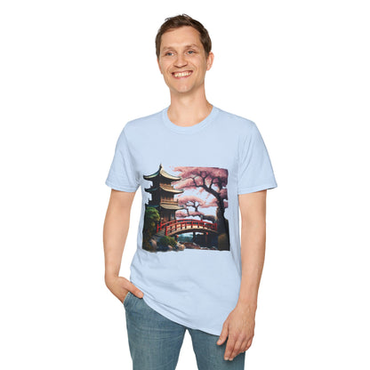 Japanese Landscape Unisex Softstyle T-Shirt