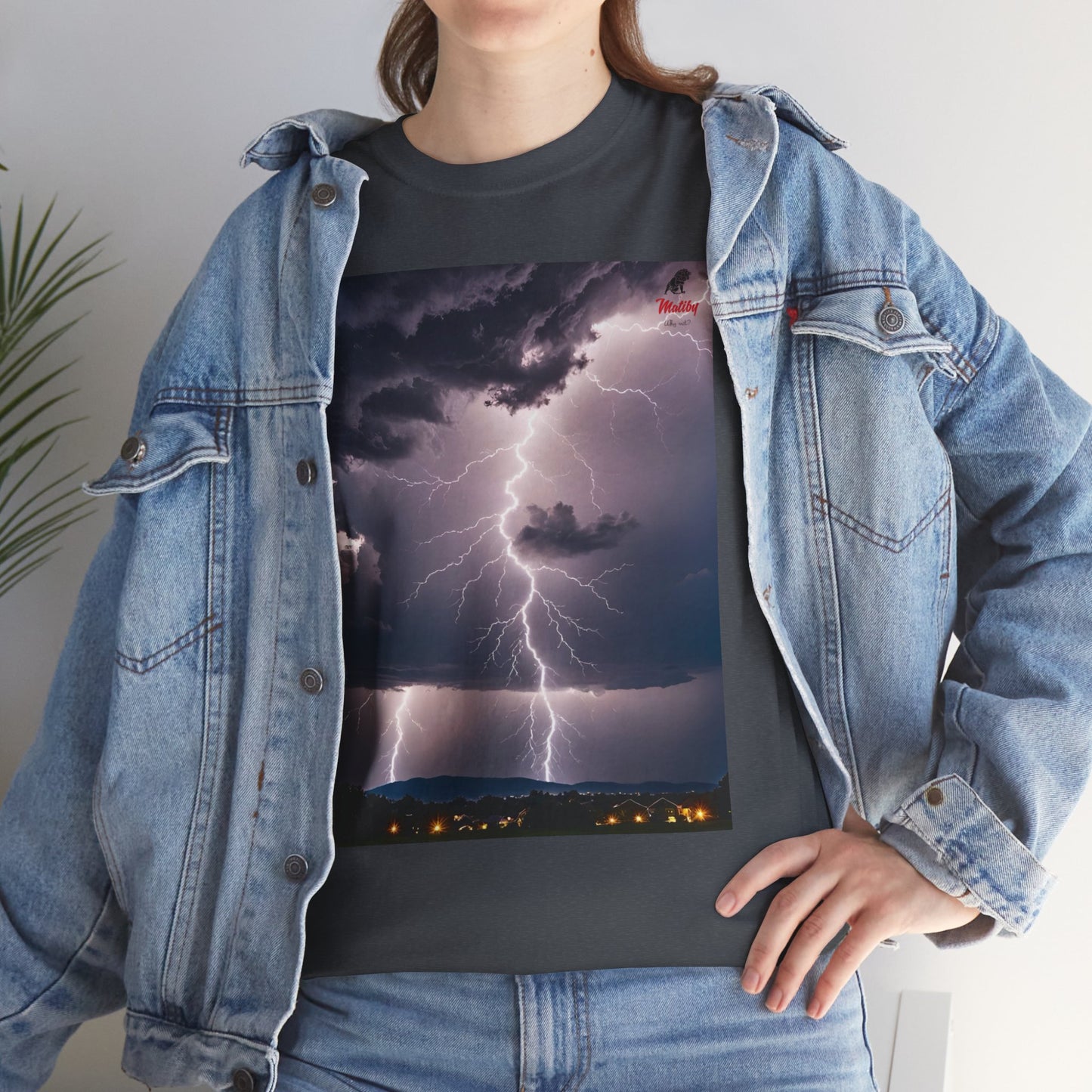 Lightning Style Unisex Heavy Cotton Tee