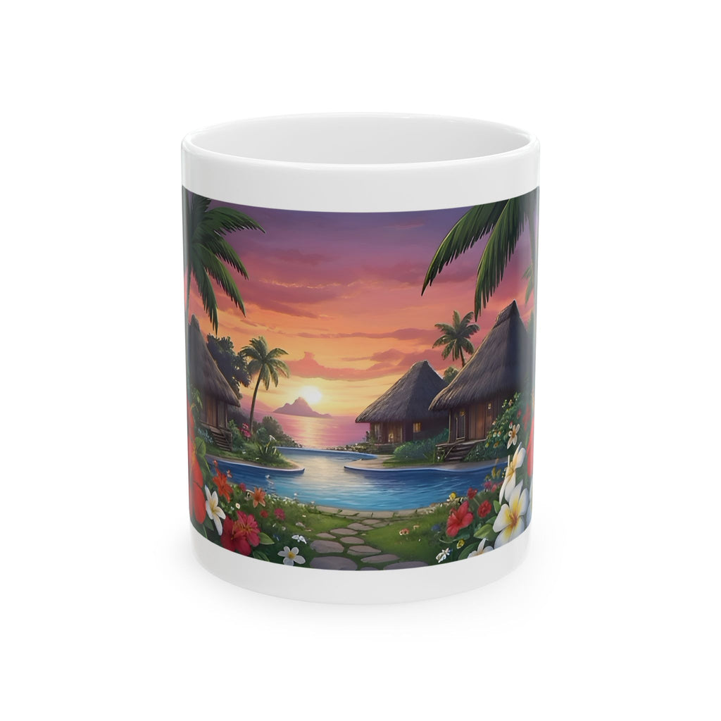 Cozy Architecture & Dreamy Landscapes #30 White Ceramic Mug – Homes Home Sweet Home Cup (11oz/15oz)