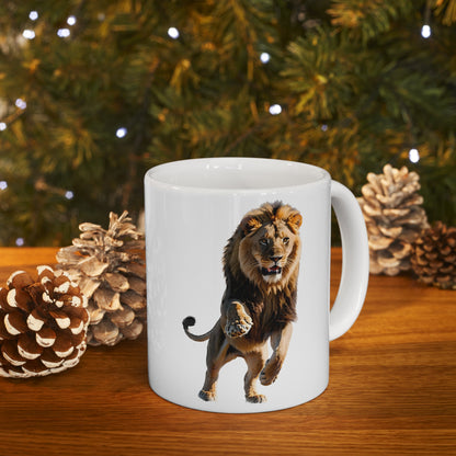 Matiby Lion Ceramic Mug, 11oz