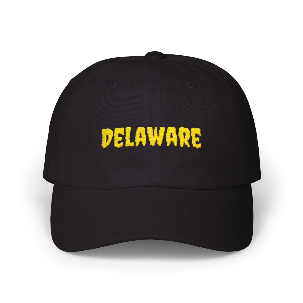 Delaware United States of America Gold Embroidered Classic Dad Cap | DE 1st USA Baseball Hat