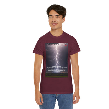 Lightning Style Son of man Unisex Heavy Cotton Tee