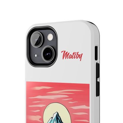 Sunset Mountain Tough Phone Cases