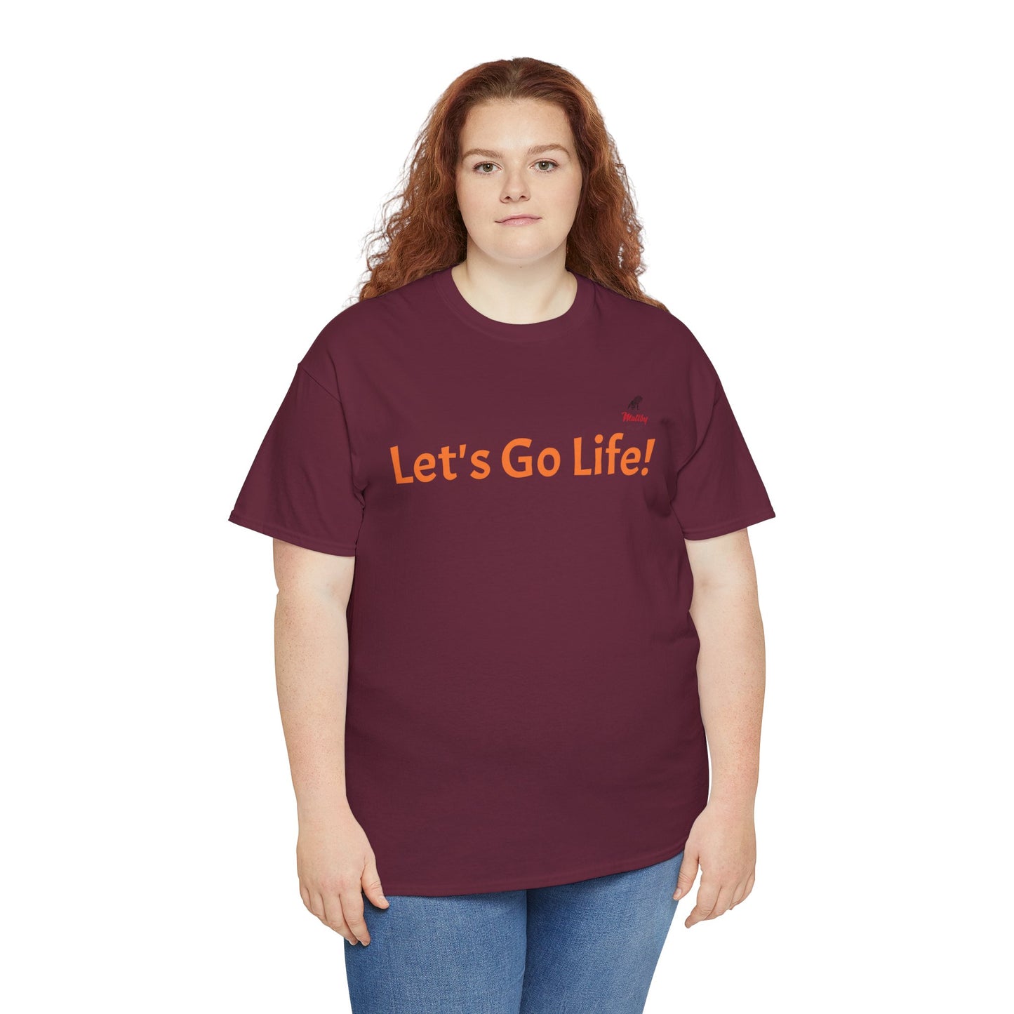 Let's Go Life! Unisex Heavy Cotton Tee