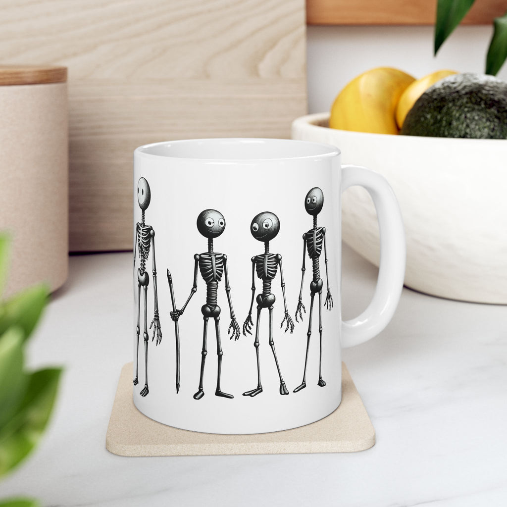 The Stick-To-It Species #13 White Ceramic Mug – Anatomy of Optimism Cup 11oz/15oz