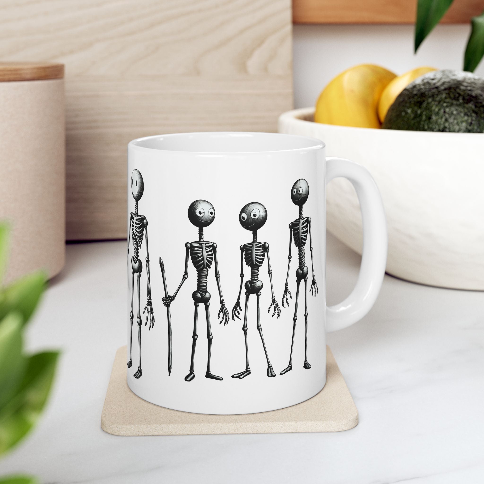 The Stick-To-It Species #13 White Ceramic Mug – Anatomy of Optimism Cup 11oz/15oz