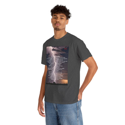 Lightning Style He is Risen Unisex Heavy Cotton Tee