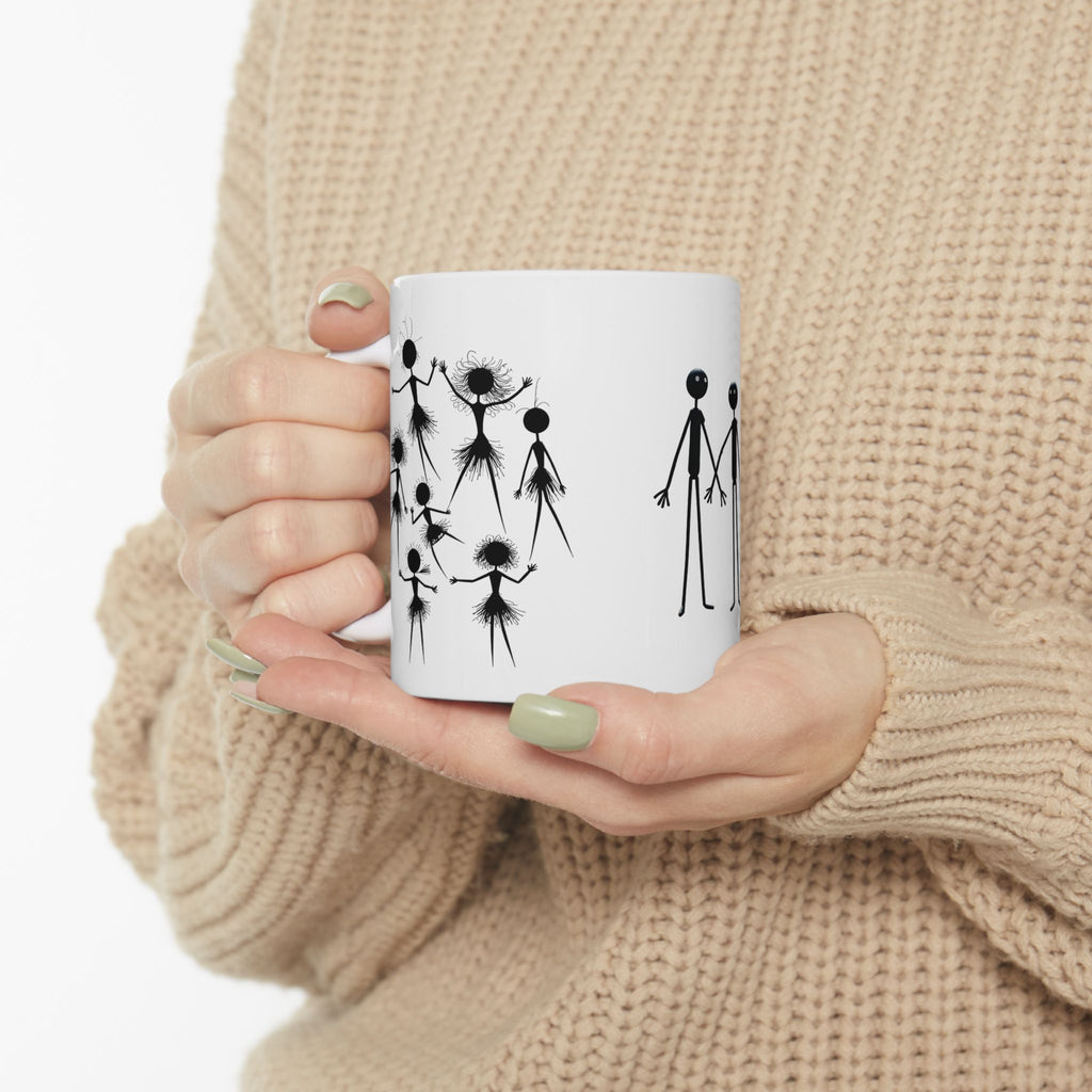 The Stick-To-It Species #15 White Ceramic Mug – Anatomy of Optimism Cup 11oz/15oz