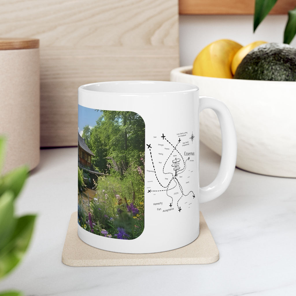 Cozy Architecture & Dreamy Landscapes #11 White Ceramic Mug – Homes Home Sweet Home Cup (11oz/15oz)