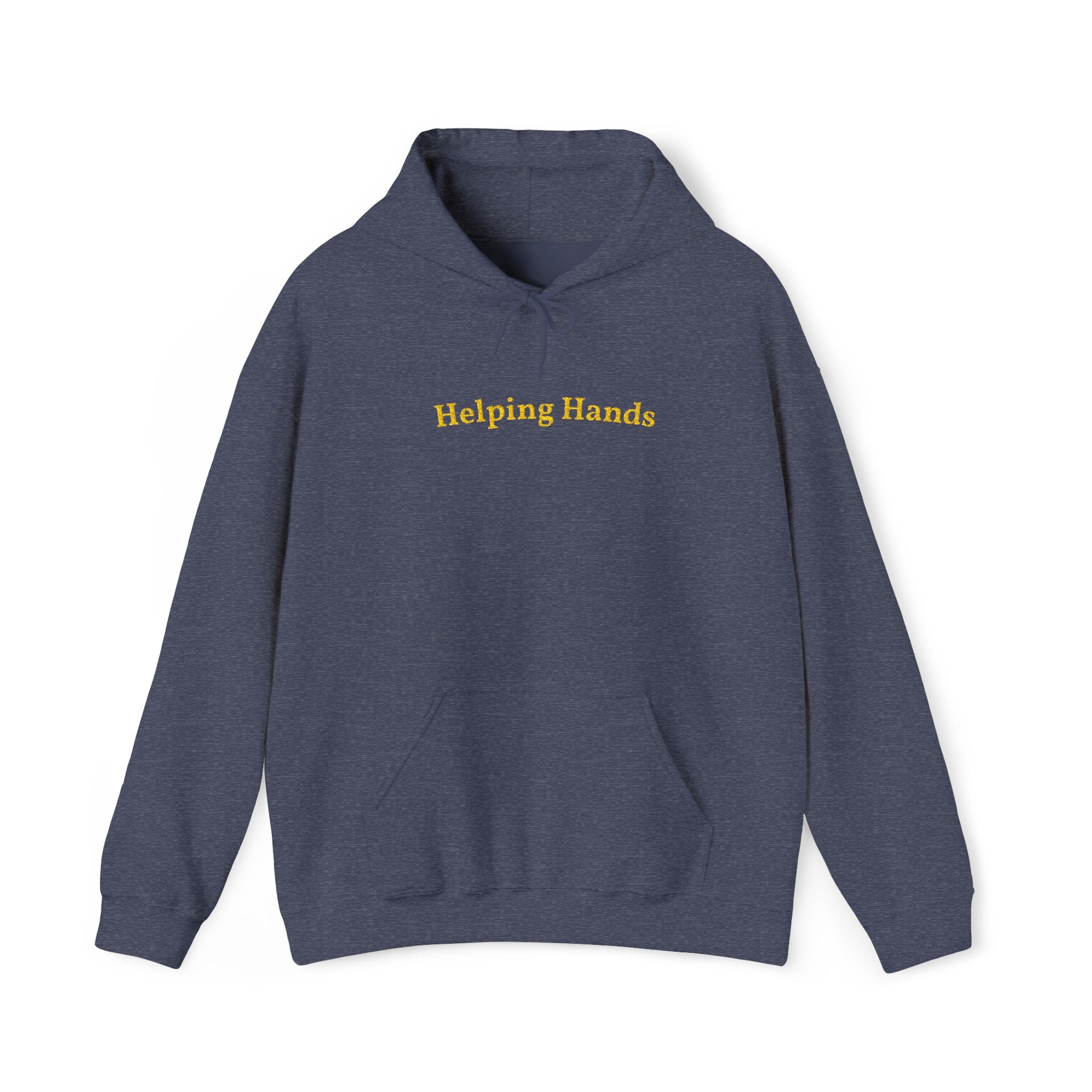 Helping Hands Gold Embroidered Unisex Heavy Blend Hooded Sweatshirt, Strength And Hope Hoodie