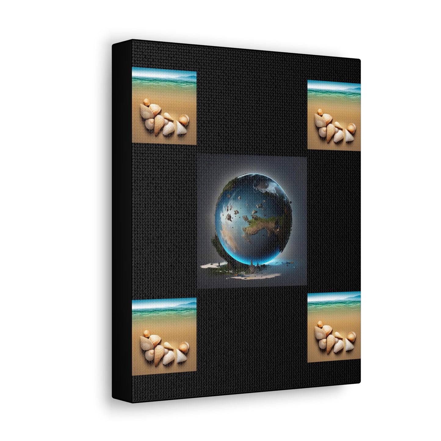 Matiby Worlds Black Canvas Gallery Wraps