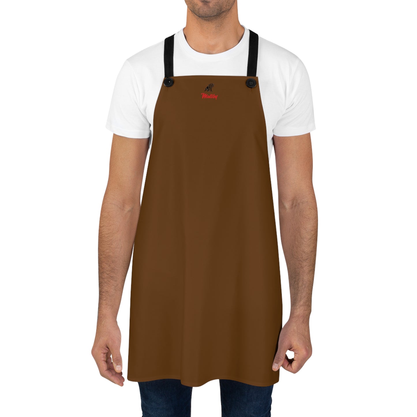 Matiby Brown Apron (AOP)