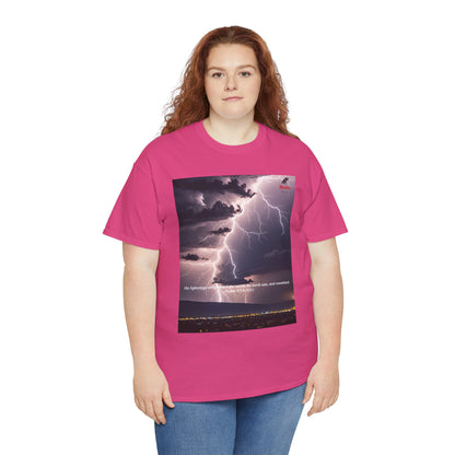 Lightning Style Earth Trembled Unisex Heavy Cotton Tee