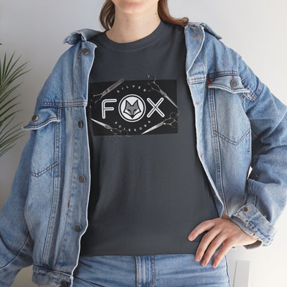 Silver Fox Scissors Unisex Heavy Cotton Tee