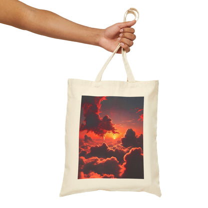 Sunrise/Sunset Cotton Canvas Tote Bag