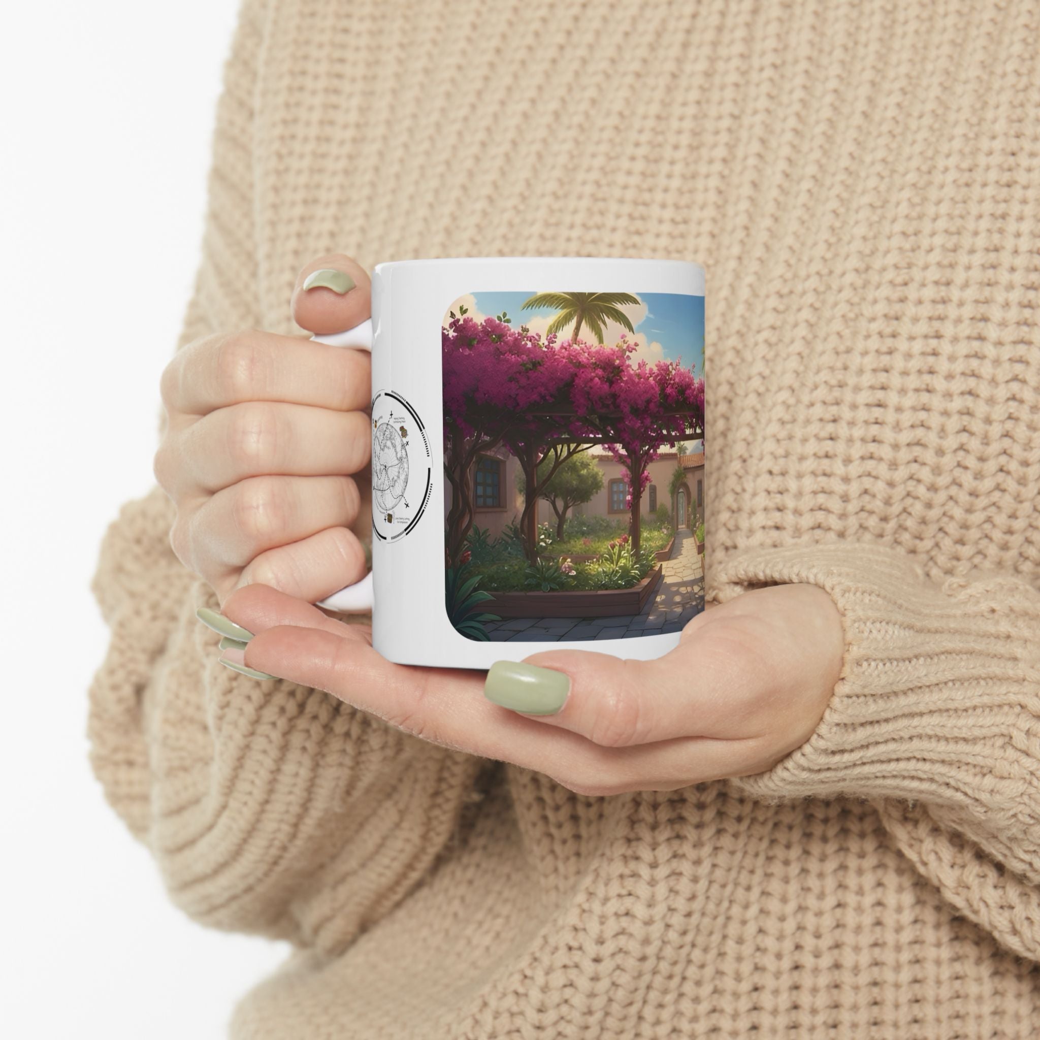 Cozy Architecture & Dreamy Landscapes #45 White Ceramic Mug – Homes Home Sweet Home Cup (11oz/15oz)