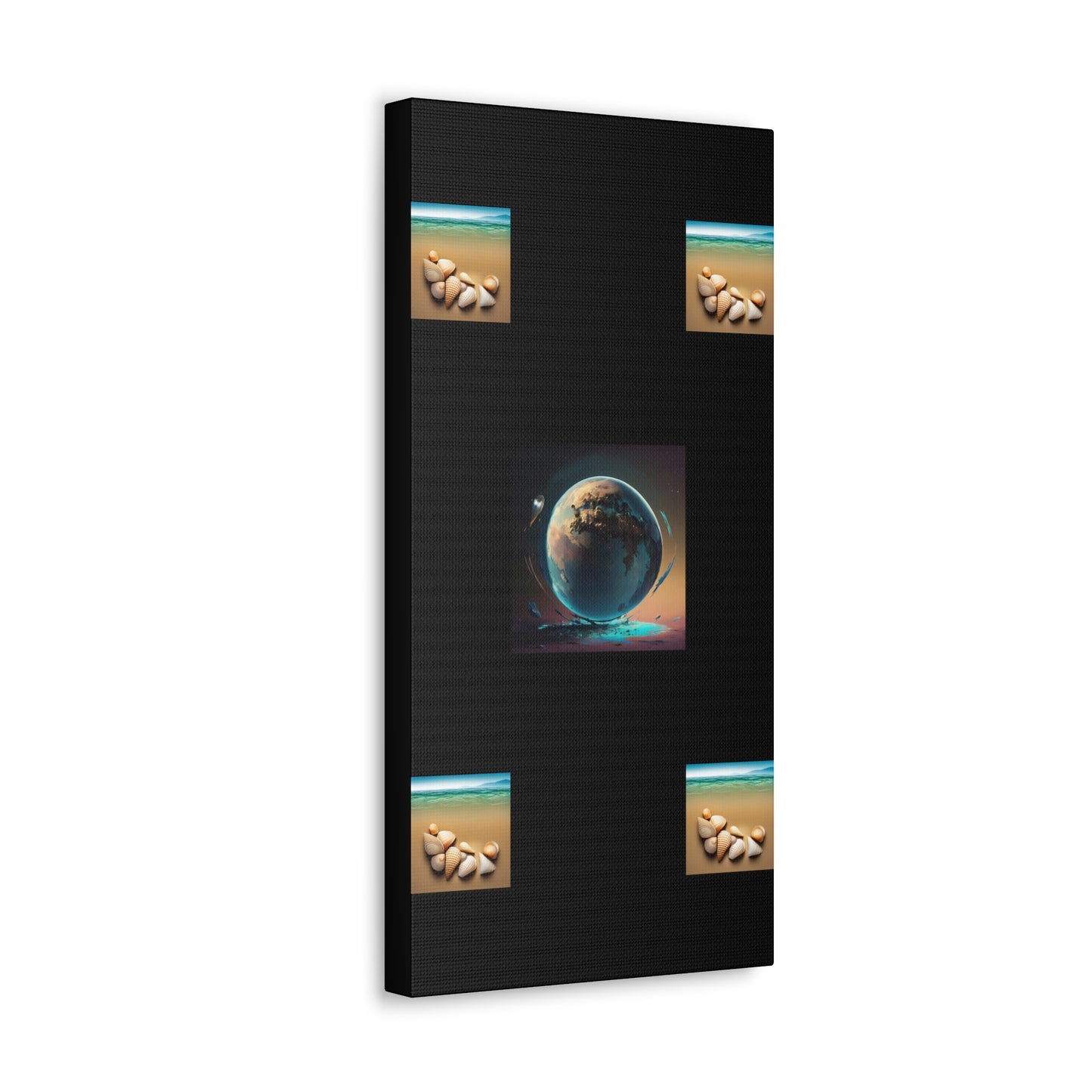 Matiby Worlds Black Canvas Gallery Wraps