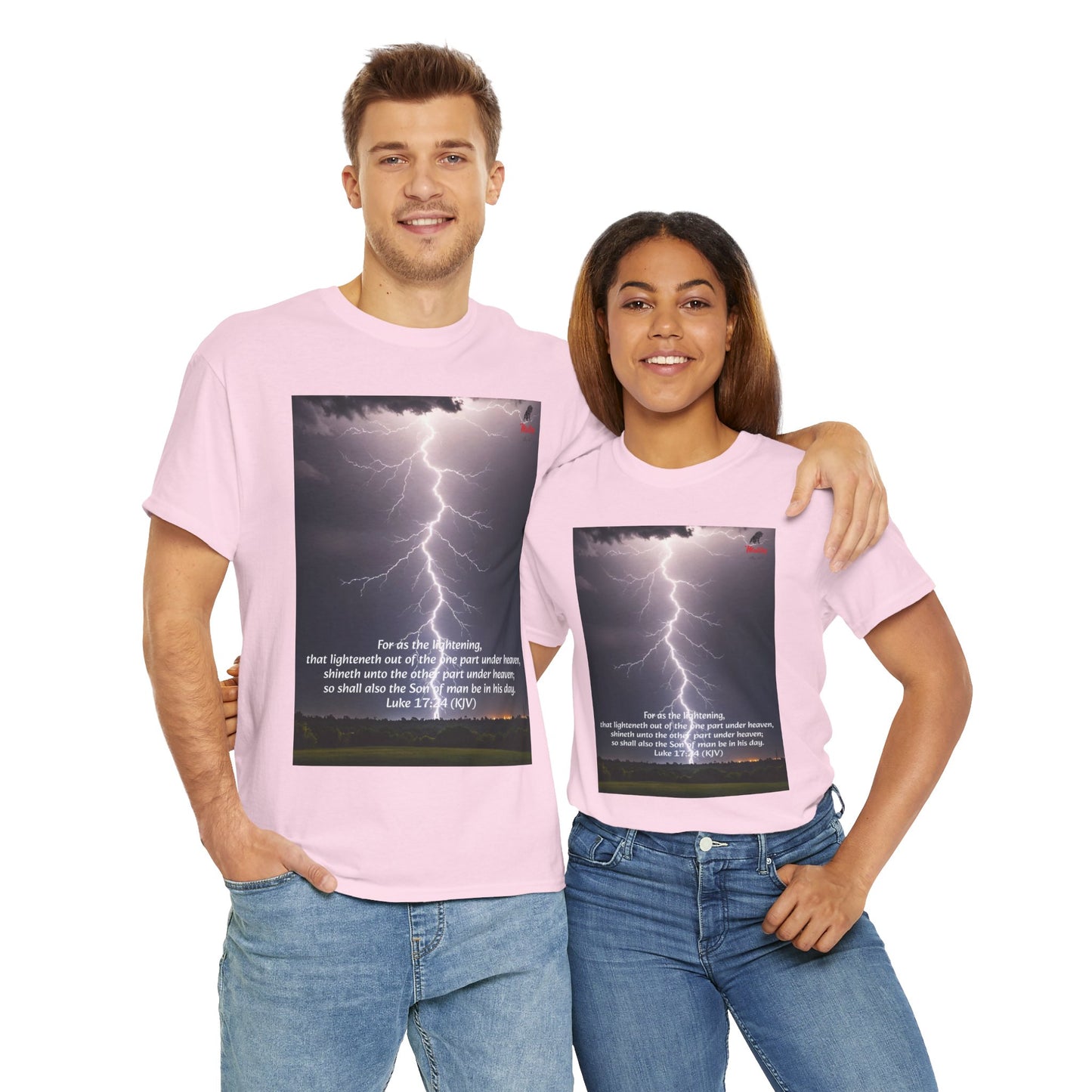 Lightning Style Son of man Unisex Heavy Cotton Tee