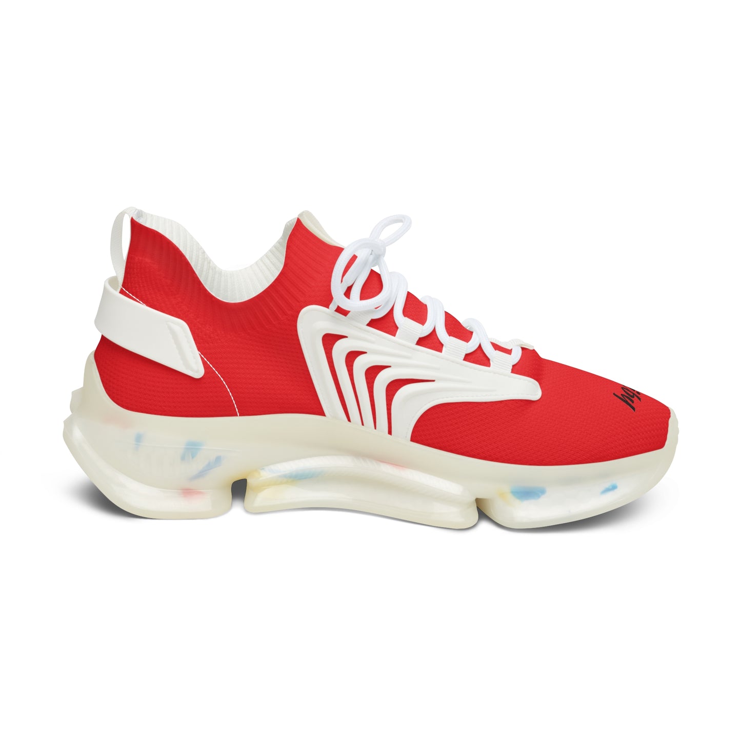 Women's "Rojo" Red Mesh Sneakers