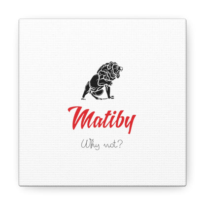 Matiby White Canvas Gallery Wraps